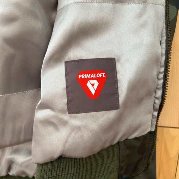 Gap cropped camo bomber jacket ladies Medium - Picture 6 of 6